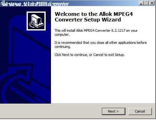 Allok MPEG4 Converter(视频转换软件) v6.2.1217官方版