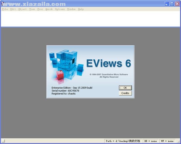 EViews6.0 免费版 附使用教程