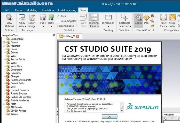 CST Studio Suite 2019 免费版 附安装教程