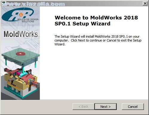 R&B MoldWorks 2018 SP0.1(注塑模设计软件) 附安装教程