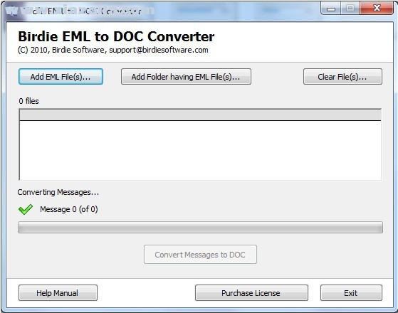 Birdie EML to DOC Converter(邮件转换器) v3.0官方版