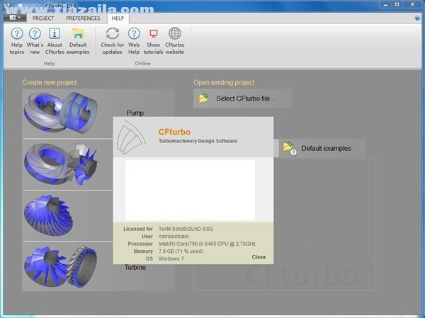 CFTurbo(涡轮机械设计软件) v10.3官方版