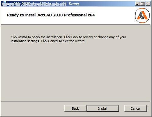 ActCAD Professional 2020(CAD建模设计软件) v9.2.270破解版 附安装教程