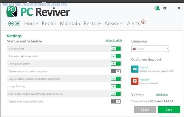 PC Reviver(电脑优化维护工具) v3.14.1.14免费版