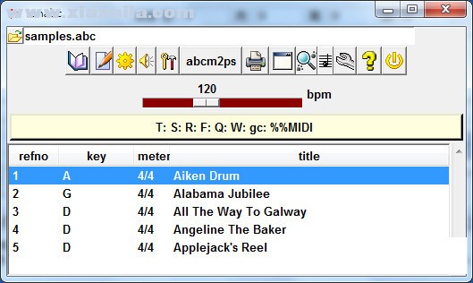 Runabc(abc格式文件编辑器) v1.970官方版