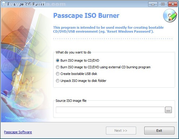 Passcape ISO Burner(<a href=