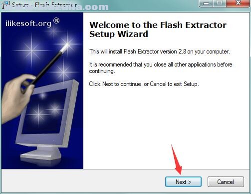 ilikesoft Flash Extractor(动画提取软件) v3.0官方版