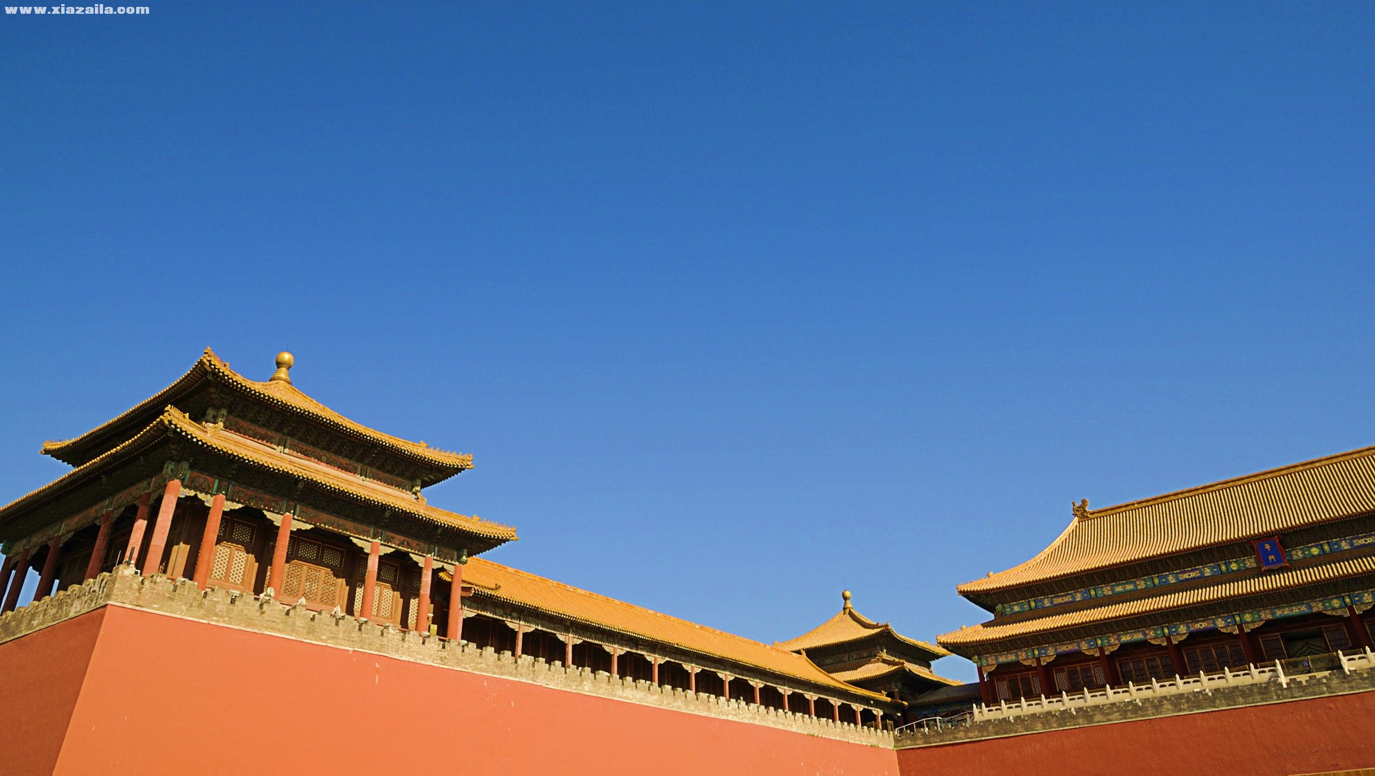 中国古建筑PPT背景图片