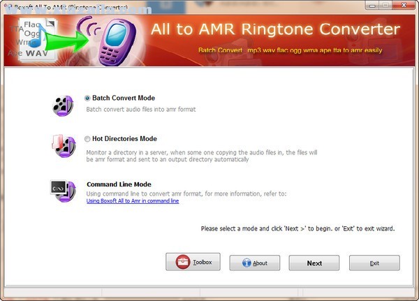 Boxoft All to Amr Converter(音频转换工具)(1)