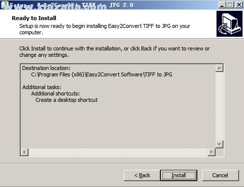 Easy2Convert TIFF to JPG(TIFF转JPG) v3.3官方版