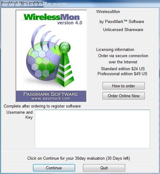 PassMark WirelessMon(无线信号扫描工具) v5.0.0.1002官方版