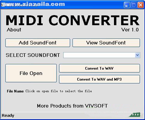 MidiConverter(midi转mp3软件) v1.0免费版