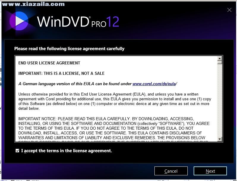 Corel WinDVD Pro 12(DVD播放器) v12.0.0.160 SP6中文破解版