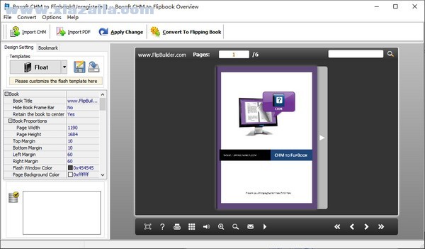 Boxoft CHM to Flipbook(CHM转Flipbook工具) v1.0官方版