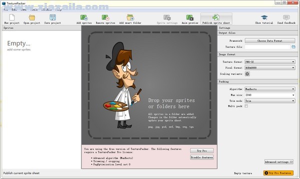 TexturePacker(图片打包软件) v6.0.1官方版