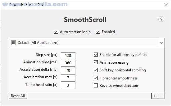 SmoothScroll(鼠标增强工具) v1.2.4官方版