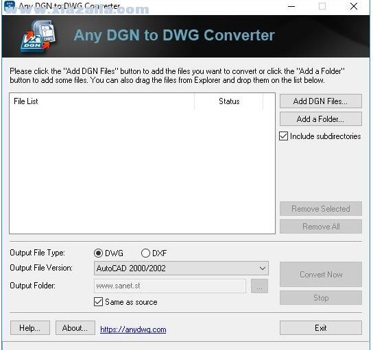 Any DGN to DWG Converter(dgn转dwg软件) v2020.0破解版