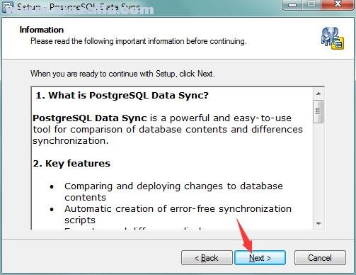 PostgreSQL Data Sync(数据库比较同步工具) v15.3官方版