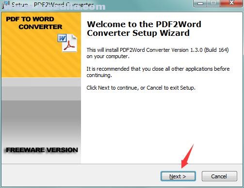 PDF2Word Converter(PDF转Word软件) v1.3.0.164免费版