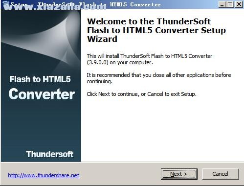 ThunderSoft Flash to HTML5(flash转html5工具)(3)