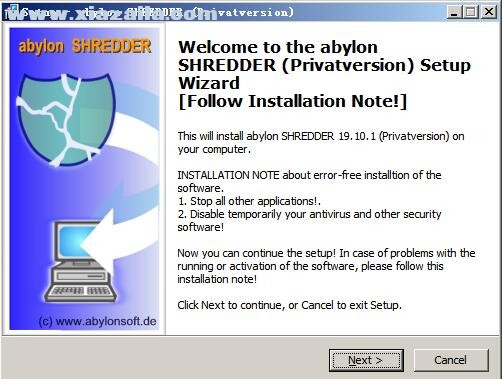 abylon SHREDDER(数据安全删除工具) v19.10.1.0官方版
