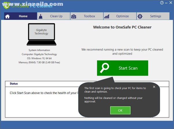 OneSafe PC Cleaner Pro(系统清理软件) v8.1.0.7免费版