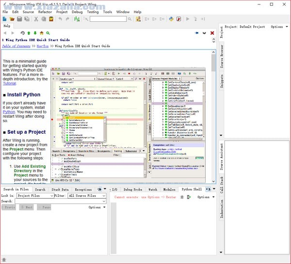 Wingware Wing IDE Pro(集成开发环境) v7.2.2.0免费版
