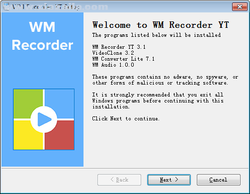 WM Recorder YT(视频录制工具) v3.1.1免费版