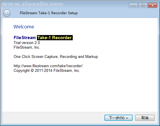 Take-1 Recorder(屏幕录像软件) v2.0官方版