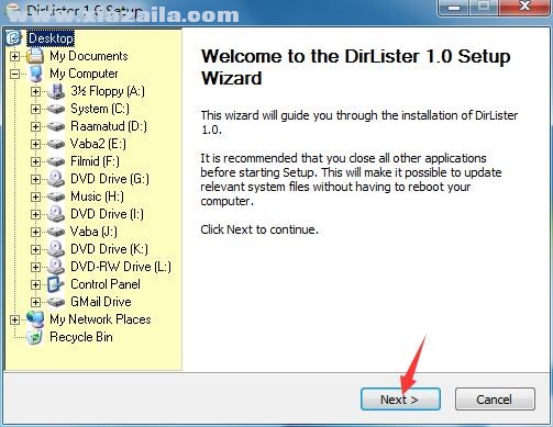DirLister(文件目录查看工具) v1.0官方版