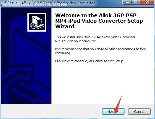 Allok 3GP PSP MP4 iPod Video Converter v6.2.1217.0官方版