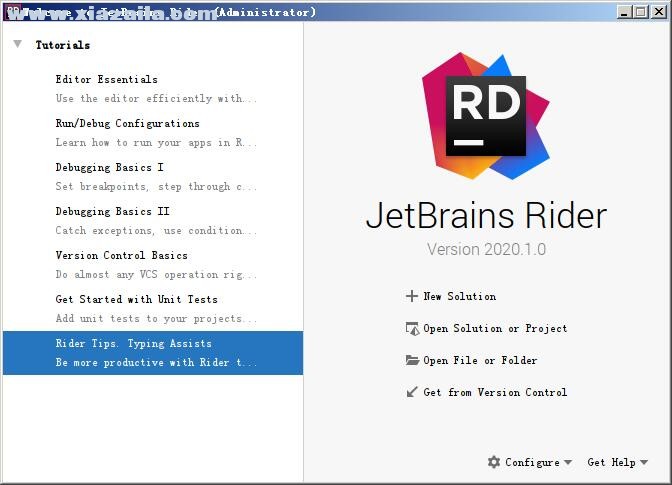 JetBrains Rider 2020.1中文免费版(4)