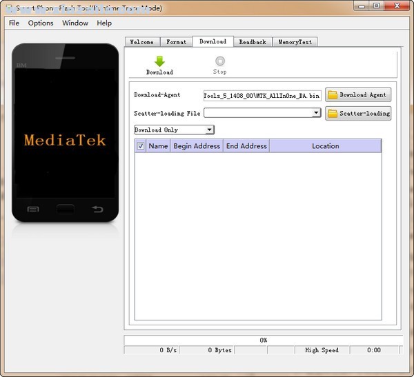 MTK刷机工具(Smart Phone Flash Tool) v5.1724.00中文版 附教程