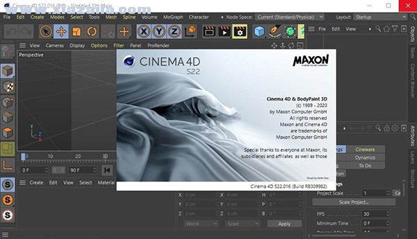 CINEMA 4D Studio S22.016免费版 附安装教程
