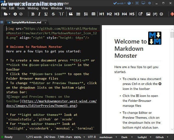 Markdown Monster(Markdown编辑器) v2.5.3.0官方版
