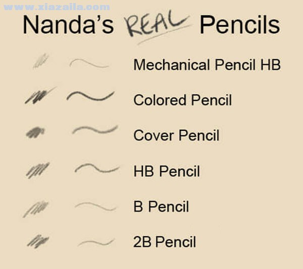 PS铅笔笔刷包(1)