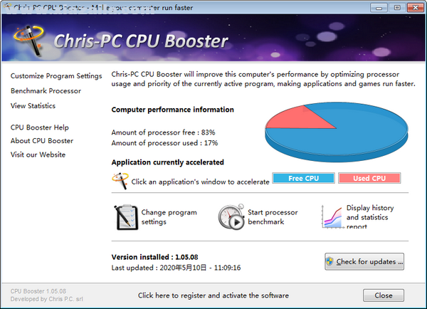Chris-PC CPU Booster(cpu优化软件)(1)
