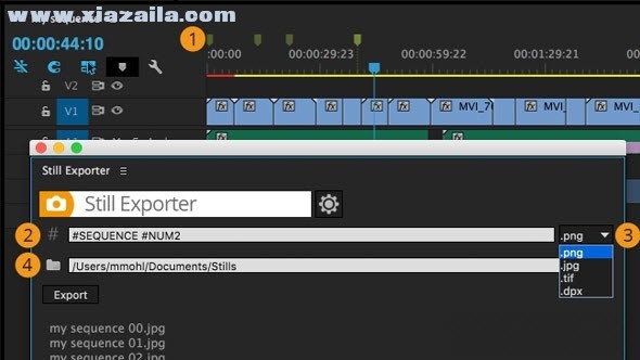 Still Exporter(Pr静帧图片导出插件) v1.1.001官方版