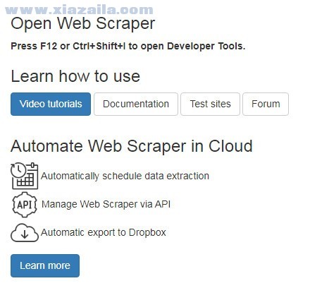 Web Scraper Chrome插件 v0.4.2官方版