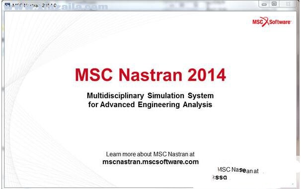 Msc Nastran 2014免费版 附安装教程