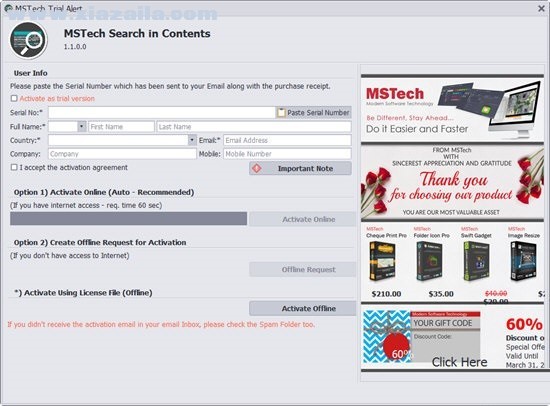 MSTech Search in Contents(文件搜索工具) v2.0.0.0免费版