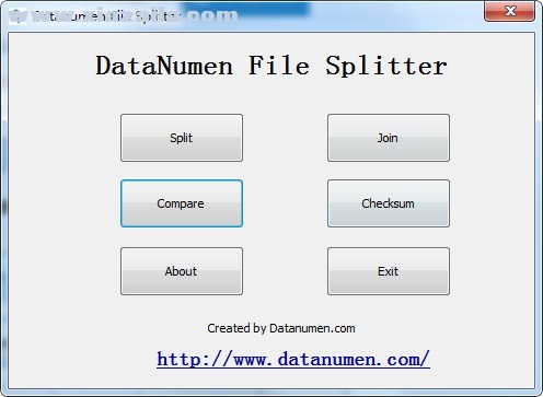 DataNumen File Splitter(文件分割合并软件) v1.0官方版