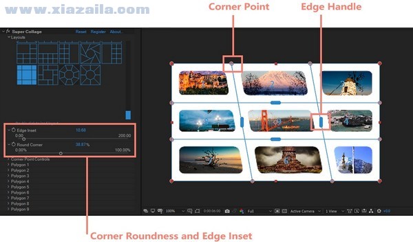 Super Collage(AE视频图像画面分割拼贴分屏插件) v1.01官方版