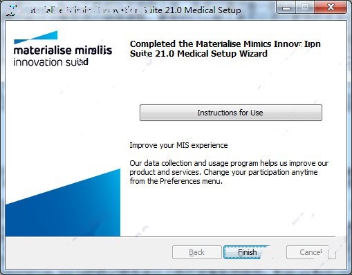 Mimics Inovation Suite 21 v21.0免费版 附安装教程