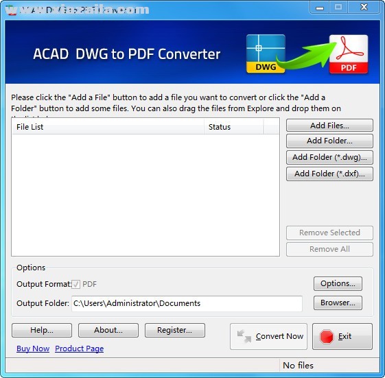 AutoCAD DWG to PDF Converter(pdf文件转换器) v9.8.2.6官方版