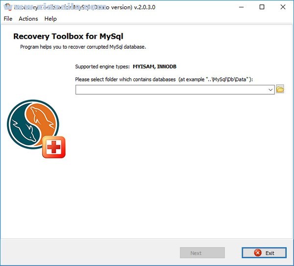 Recovery Toolbox for MySQL(MySQL数据库修复软件) v2.0.3.0官方版