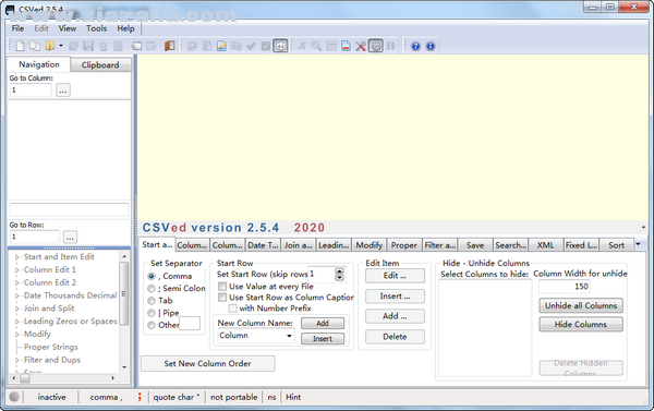 CSVed v2.5.4.0官方版