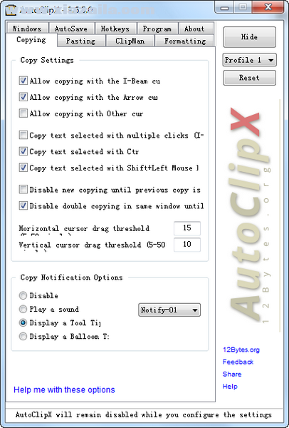 AutoClipX(复制粘贴工具) v3.6.5.0官方版