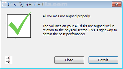 Disk Alignment Test(磁盘分区对齐检测软件) v1.0.0.10绿色版