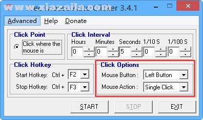 Free Mouse Auto Clicker(鼠标点击精灵) v3.4.1官方版